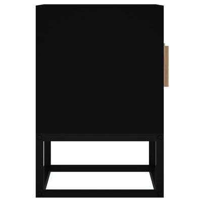TV Cabinet Black 105x30x45 cm Engineered Wood and Iron Payday Deals