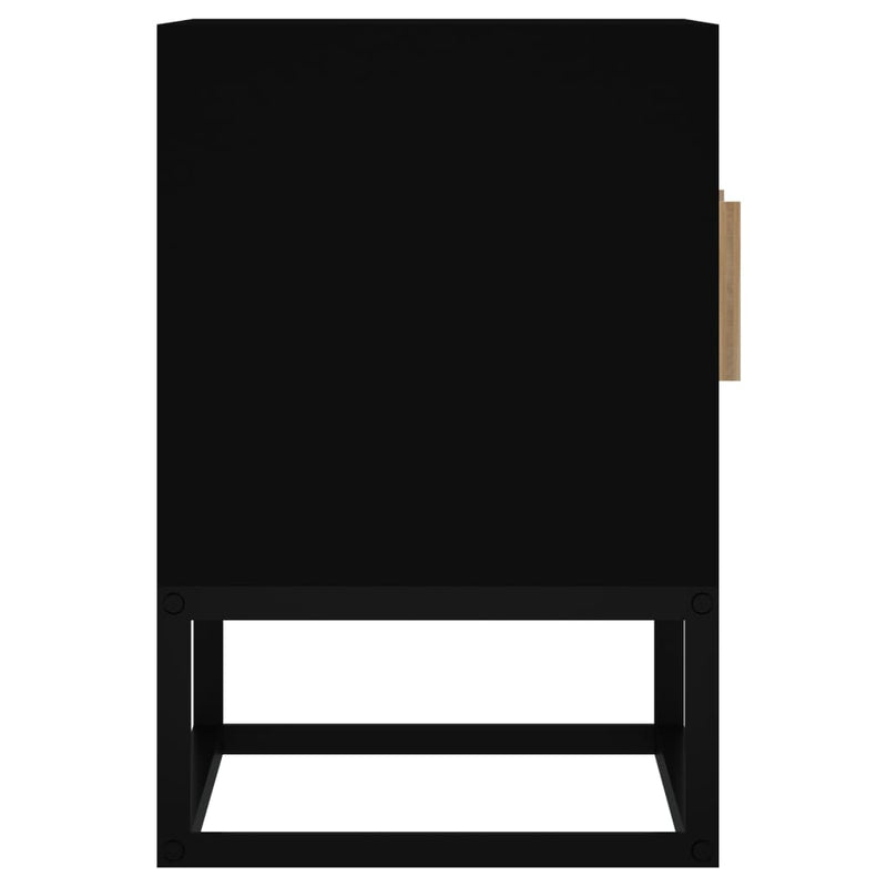 TV Cabinet Black 105x30x45 cm Engineered Wood and Iron Payday Deals