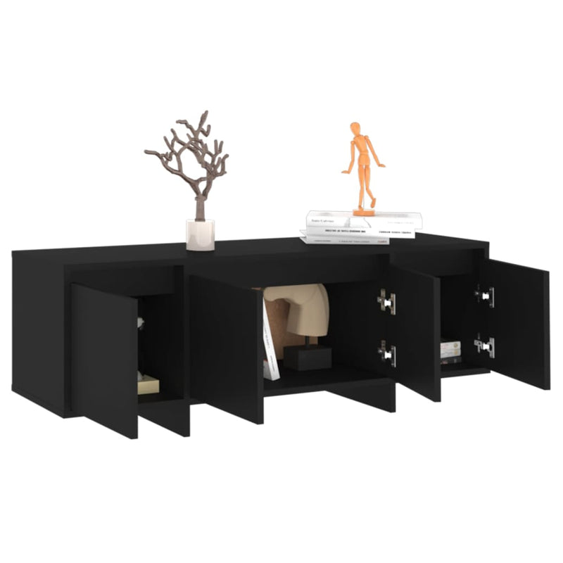 TV Cabinet Black 120x30x40.5 cm Engineered Wood Payday Deals