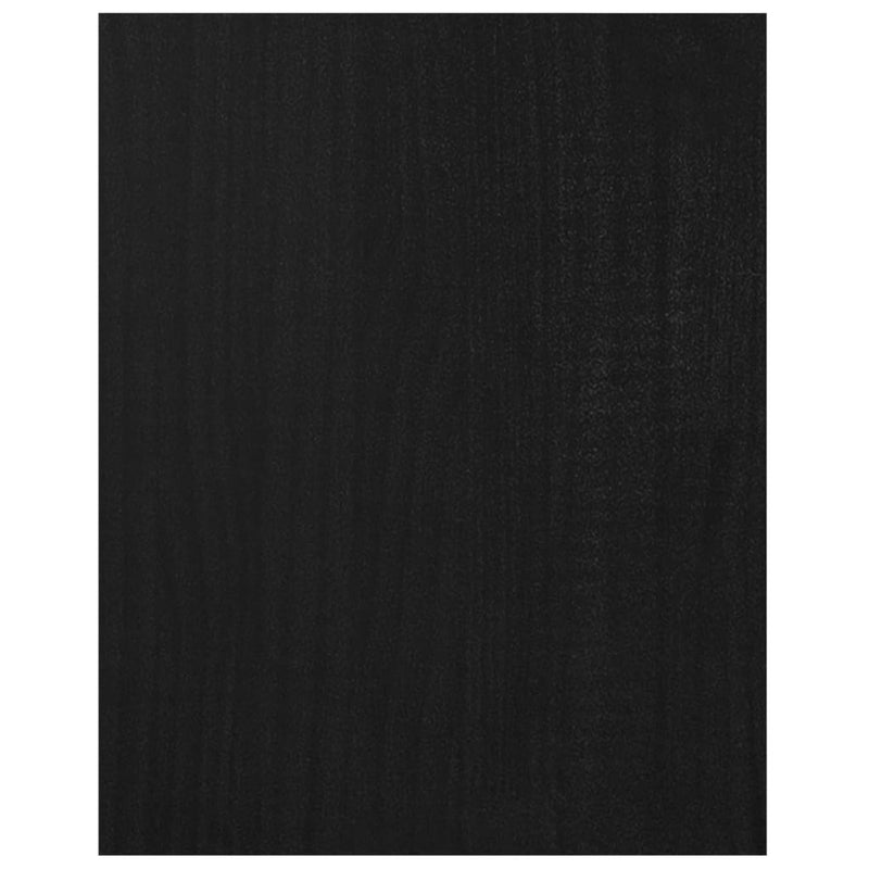 TV Cabinet Black 70x33x42 cm Solid Pinewood Payday Deals