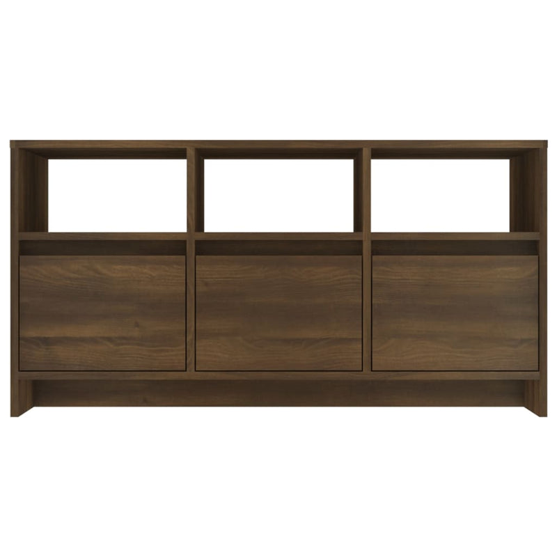 TV Cabinet Brown Oak 102x37.5x52.5 cm Engineered Wood Payday Deals