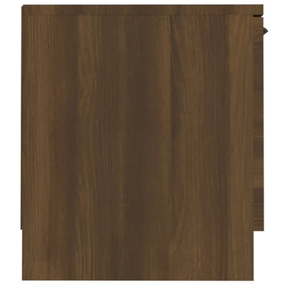 TV Cabinet Brown Oak 140x35x40 cm Engineered Wood Payday Deals