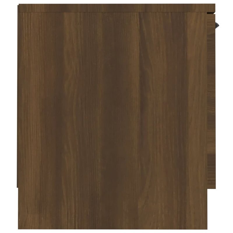 TV Cabinet Brown Oak 140x35x40 cm Engineered Wood Payday Deals