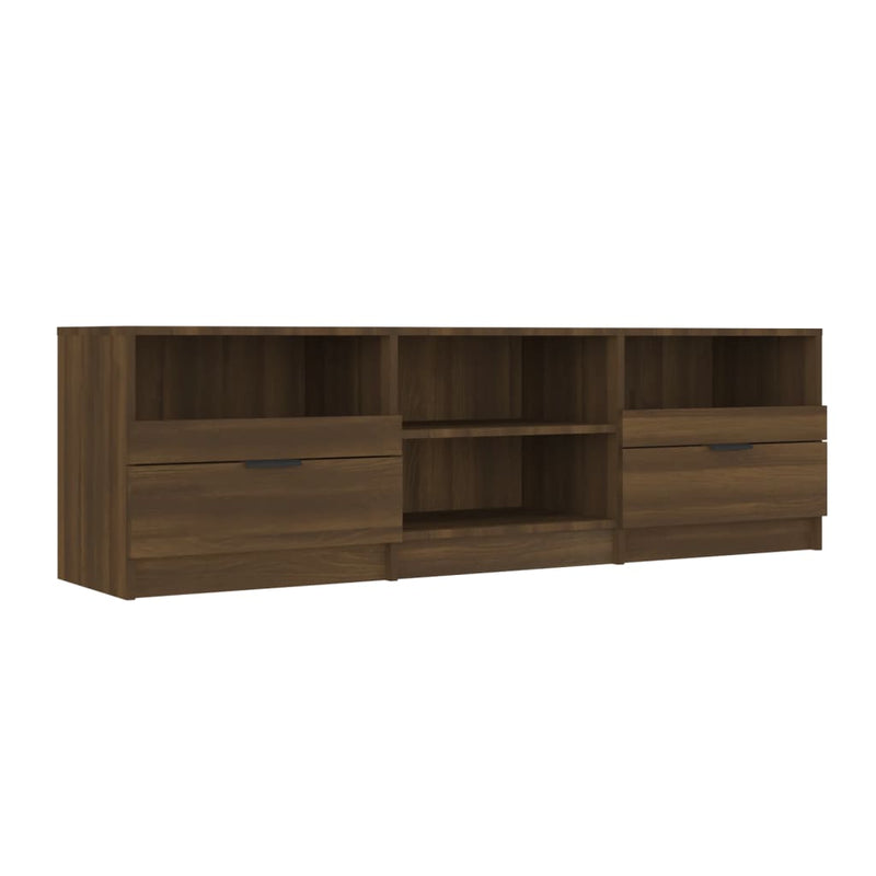 TV Cabinet Brown Oak 150x33.5x45 cm Engineered Wood Payday Deals