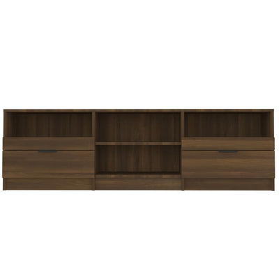 TV Cabinet Brown Oak 150x33.5x45 cm Engineered Wood Payday Deals