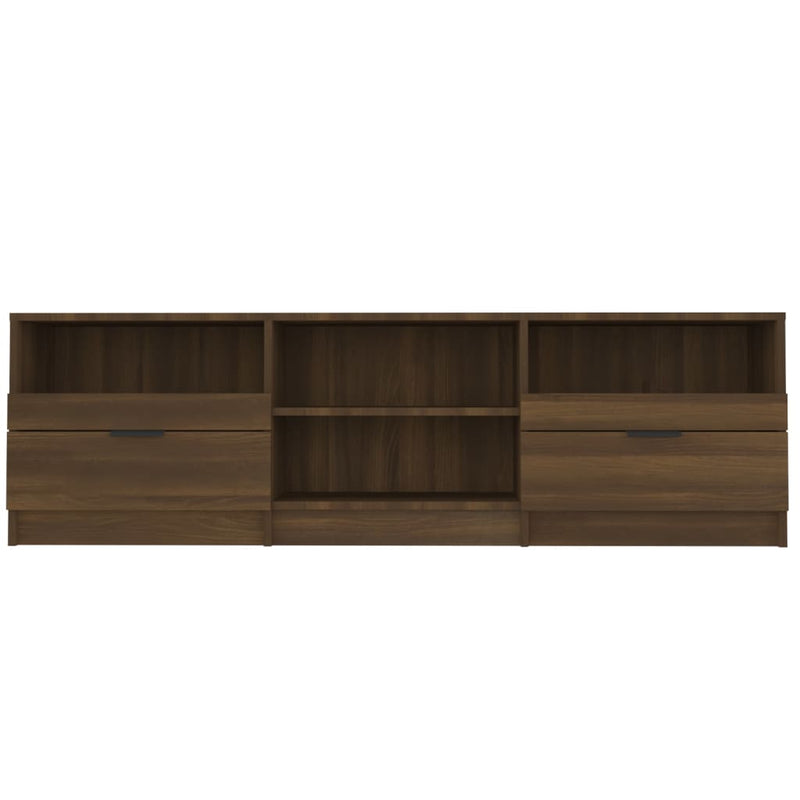 TV Cabinet Brown Oak 150x33.5x45 cm Engineered Wood Payday Deals
