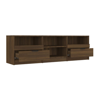 TV Cabinet Brown Oak 150x33.5x45 cm Engineered Wood Payday Deals