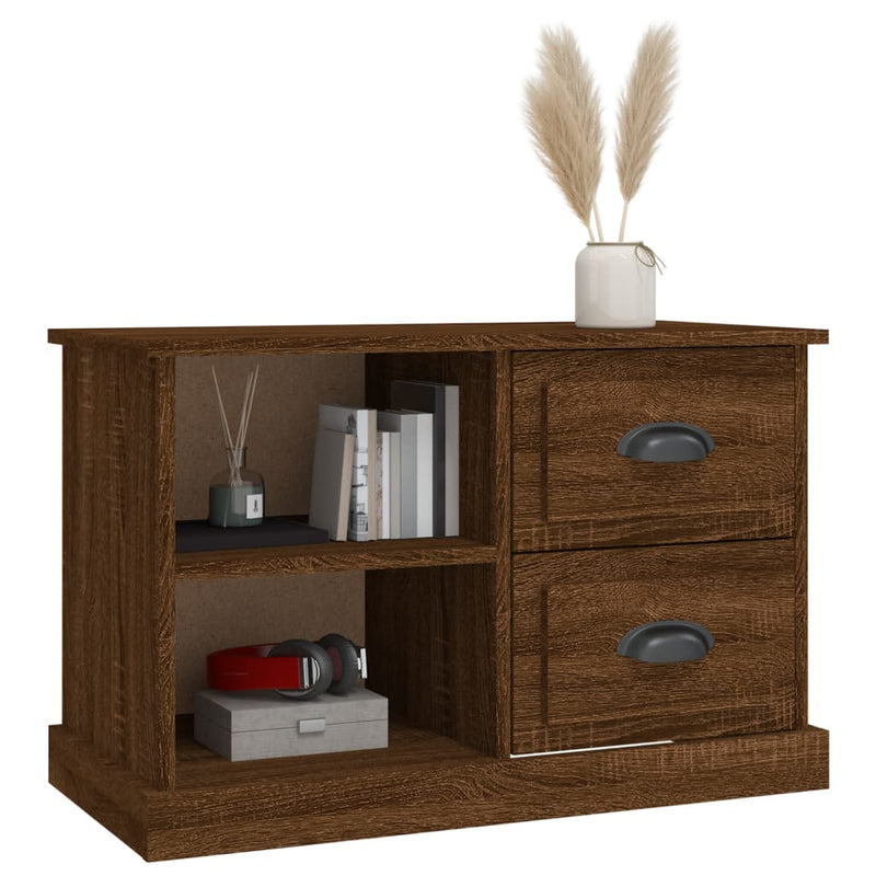 TV Cabinet Brown Oak 73x35.5x47.5 cm Engineered Wood Payday Deals