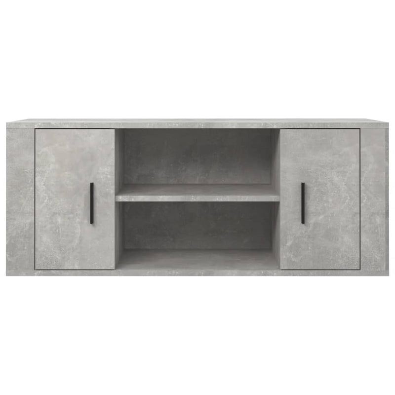 TV Cabinet Concrete Grey 100x35x40 cm Engineered Wood Payday Deals