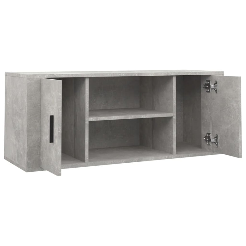 TV Cabinet Concrete Grey 100x35x40 cm Engineered Wood Payday Deals