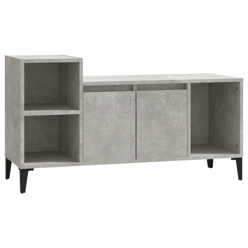 TV Cabinet Concrete Grey 100x35x55 cm Engineered Wood Payday Deals