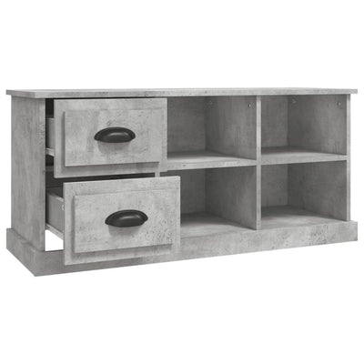 TV Cabinet Concrete Grey 102x35.5x47.5 cm Engineered Wood Payday Deals