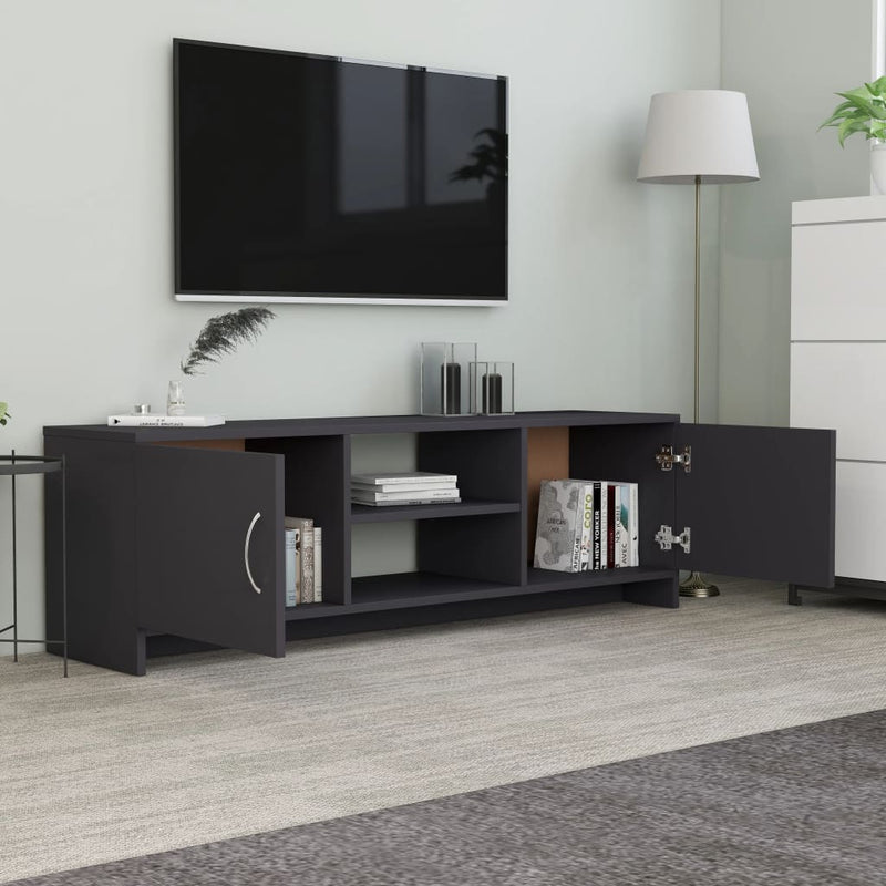 TV Cabinet Grey 120x30x37.5 cm Engineered Wood Payday Deals