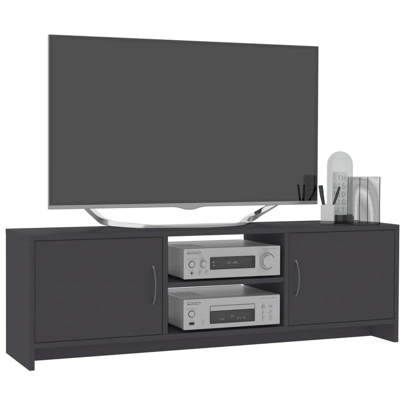 TV Cabinet Grey 120x30x37.5 cm Engineered Wood Payday Deals