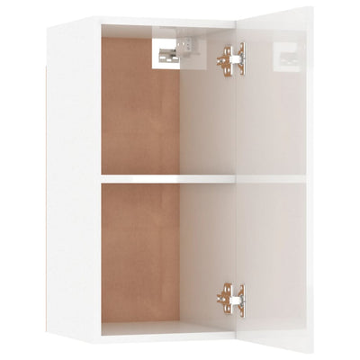 TV Cabinet High Gloss White 30.5x30x60 cm Engineered Wood Payday Deals