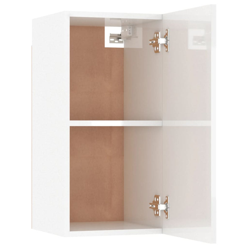 TV Cabinet High Gloss White 30.5x30x60 cm Engineered Wood Payday Deals