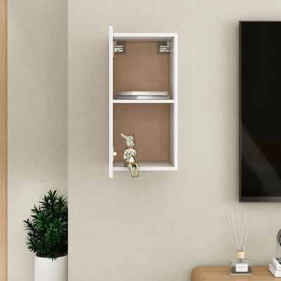 TV Cabinet High Gloss White 30.5x30x60 cm Engineered Wood Payday Deals