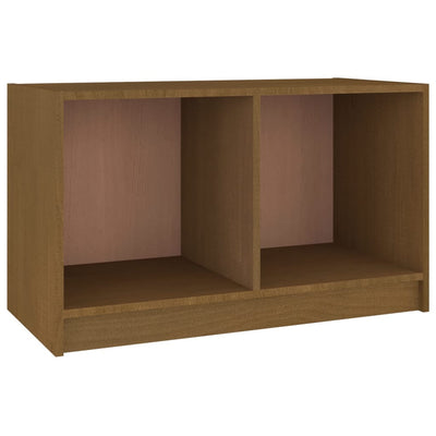 TV Cabinet Honey Brown 70x33x42 cm Solid Pinewood Payday Deals