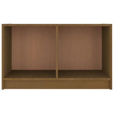 TV Cabinet Honey Brown 70x33x42 cm Solid Pinewood Payday Deals
