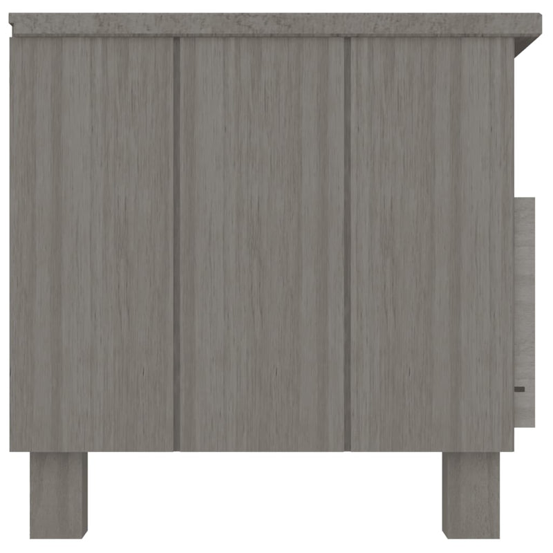 TV Cabinet Light Grey 106x40x40 cm Solid Wood Pine Payday Deals