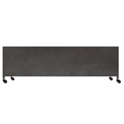 TV Cabinet Silver 110x30x40 cm Iron Payday Deals