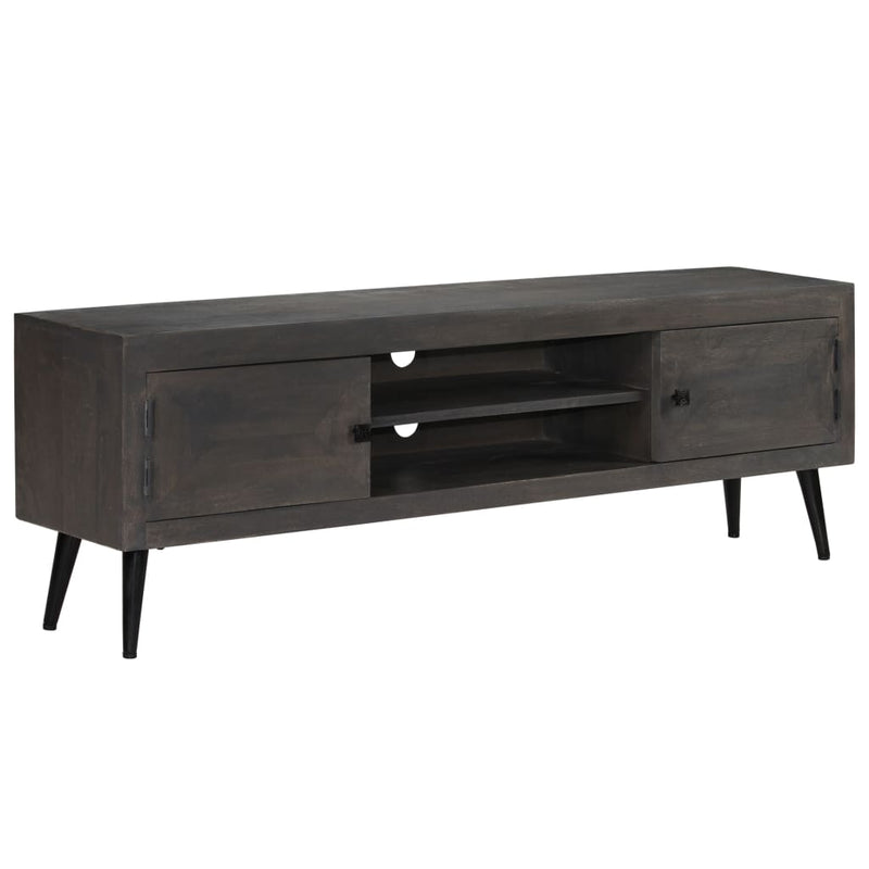TV Cabinet Solid Mango Wood 140x30x45 cm Payday Deals