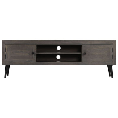 TV Cabinet Solid Mango Wood 140x30x45 cm Payday Deals