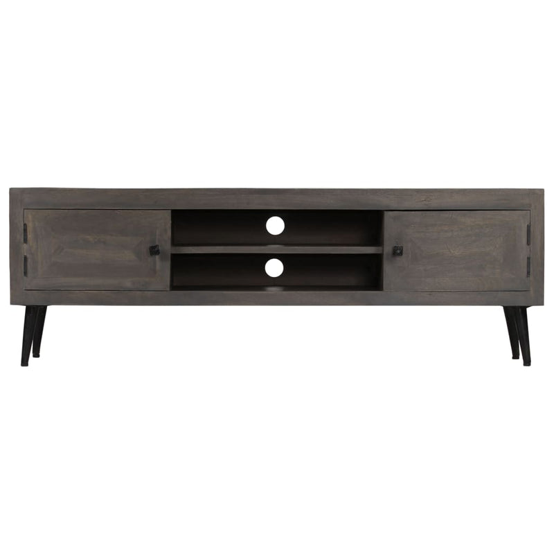 TV Cabinet Solid Mango Wood 140x30x45 cm Payday Deals