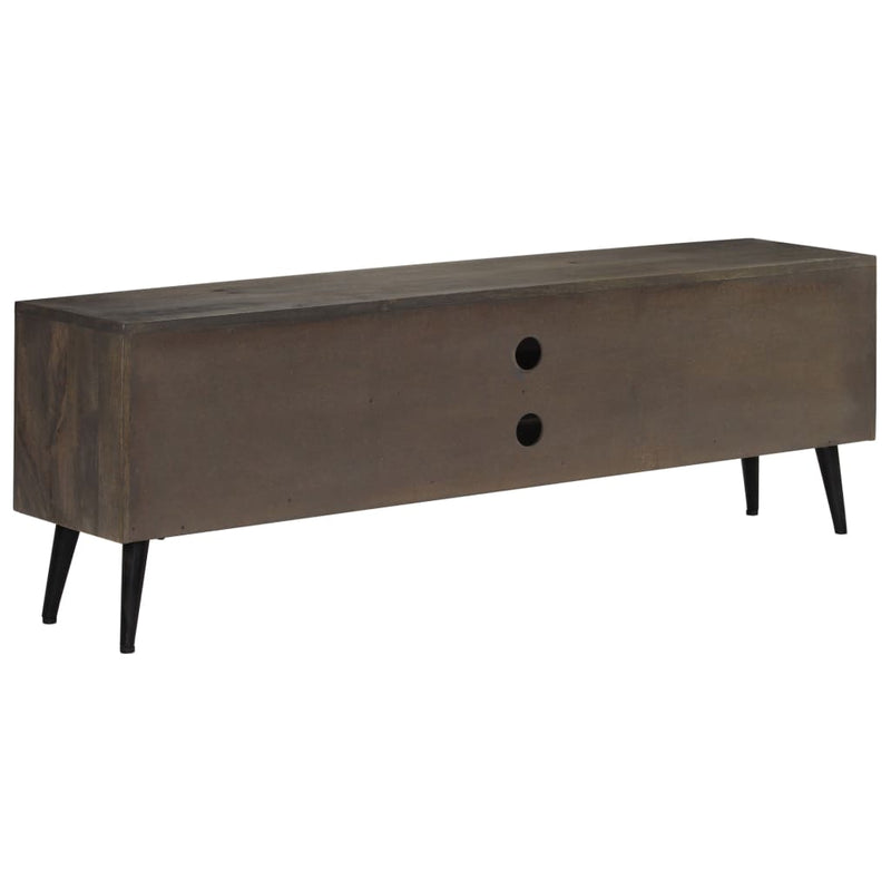TV Cabinet Solid Mango Wood 140x30x45 cm Payday Deals