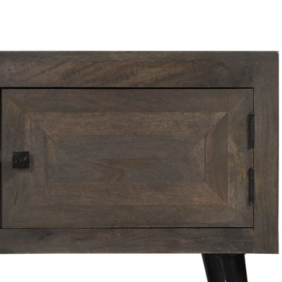 TV Cabinet Solid Mango Wood 140x30x45 cm Payday Deals
