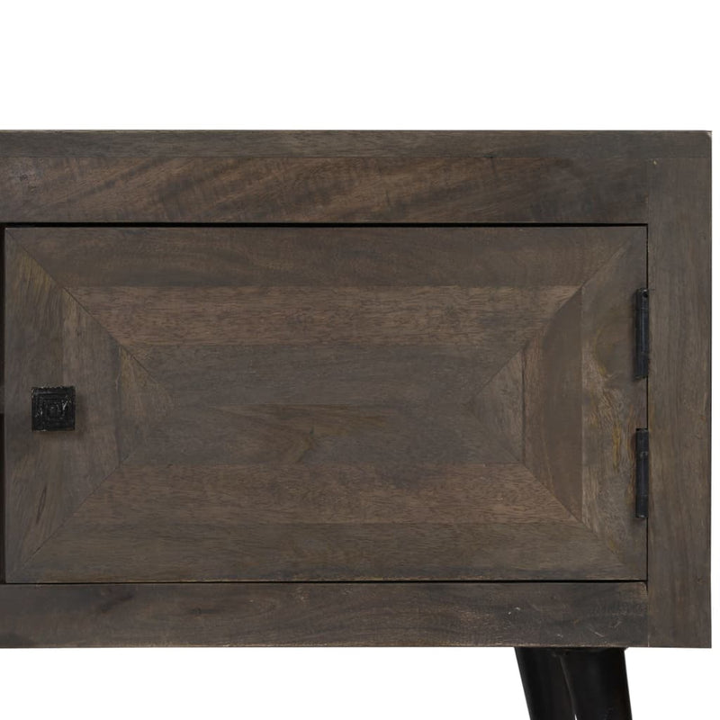 TV Cabinet Solid Mango Wood 140x30x45 cm Payday Deals