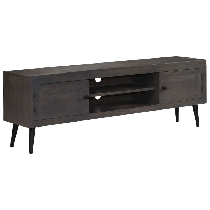 TV Cabinet Solid Mango Wood 140x30x45 cm Payday Deals