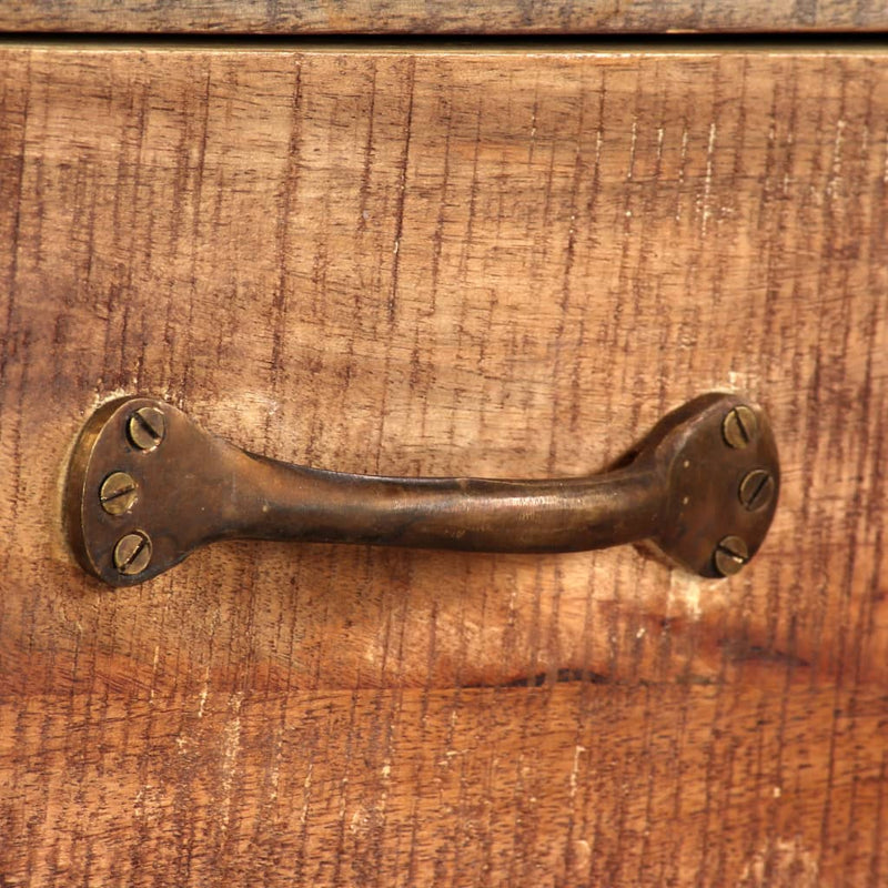 TV Cabinet Solid Wood Vintage 118x30x40 cm Payday Deals