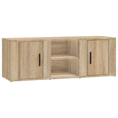 TV Cabinet Sonoma Oak 100x31.5x35 cm Engineered Wood Payday Deals