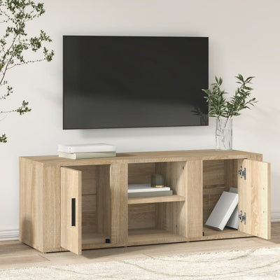 TV Cabinet Sonoma Oak 100x31.5x35 cm Engineered Wood Payday Deals