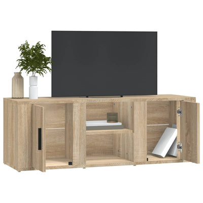 TV Cabinet Sonoma Oak 100x31.5x35 cm Engineered Wood Payday Deals