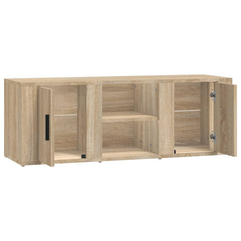 TV Cabinet Sonoma Oak 100x31.5x35 cm Engineered Wood Payday Deals