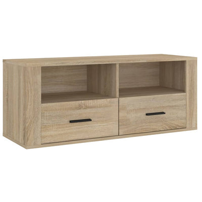 TV Cabinet Sonoma Oak 100x35x40 cm Engineered Wood Payday Deals