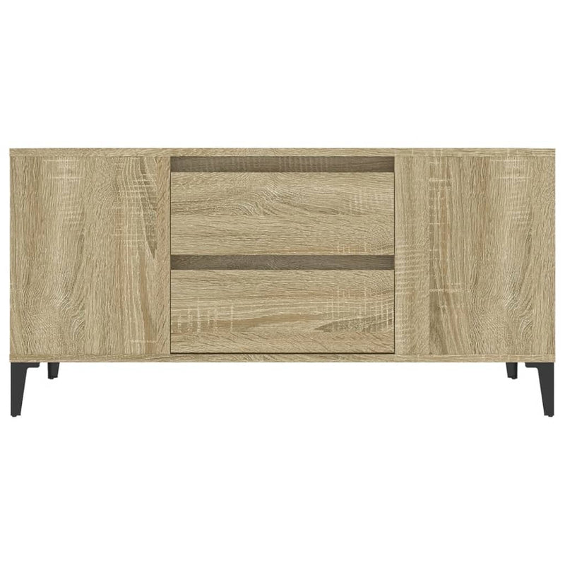 TV Cabinet Sonoma Oak 102x44.5x50 cm Engineered Wood Payday Deals