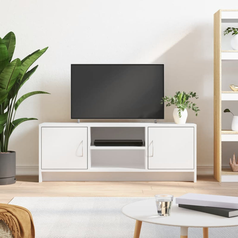 TV Cabinet White 102x30x37.5 cm Engineered Wood Payday Deals