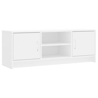TV Cabinet White 102x30x37.5 cm Engineered Wood Payday Deals