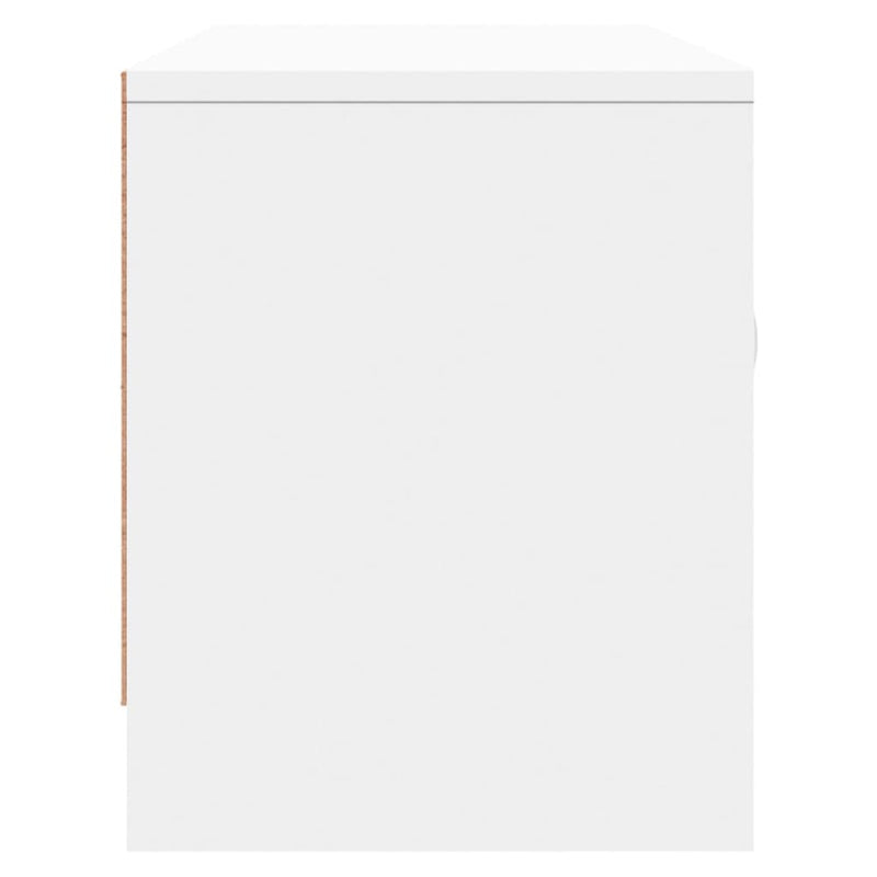 TV Cabinet White 102x30x37.5 cm Engineered Wood Payday Deals