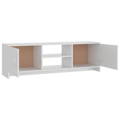 TV Cabinet White 120x30x37.5 cm Engineered Wood Payday Deals