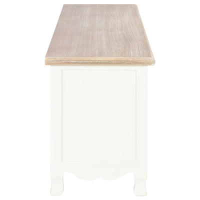TV Cabinet White 120x30x40 cm Wood Payday Deals