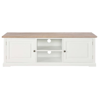 TV Cabinet White 120x30x40 cm Wood Payday Deals