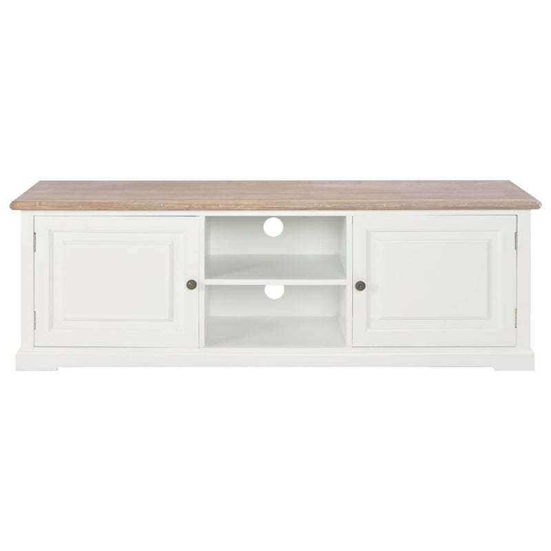 TV Cabinet White 120x30x40 cm Wood Payday Deals