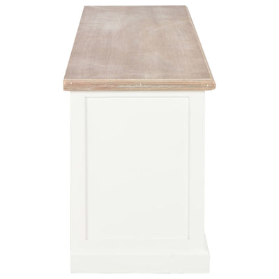 TV Cabinet White 120x30x40 cm Wood Payday Deals
