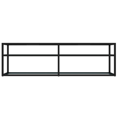 TV Cabinet White Marble 140x40x40.5 cm Tempered Glass Payday Deals