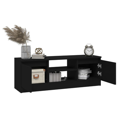 TV Cabinet with Door Black 102x30x36 cm Payday Deals