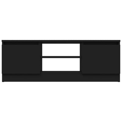 TV Cabinet with Door Black 102x30x36 cm Payday Deals